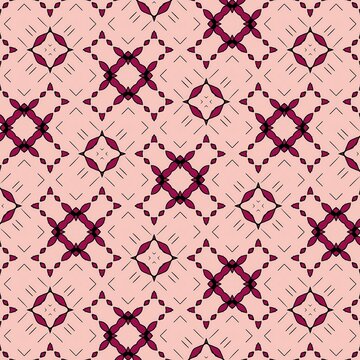 Stylish Pink Pattern Design with a Modern Twist
