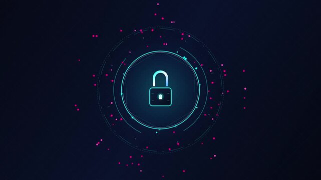 Digital Security Shield Representing Cyber Protection and Secure Data Encryption Technology for Global Network Infrastructure