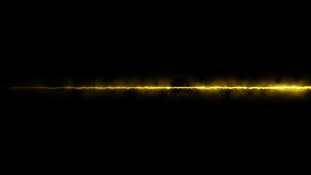 Straight neon line icon animated. abstract saber light border illustration .bright.The horizontal glowing line is the direction of the animation video..