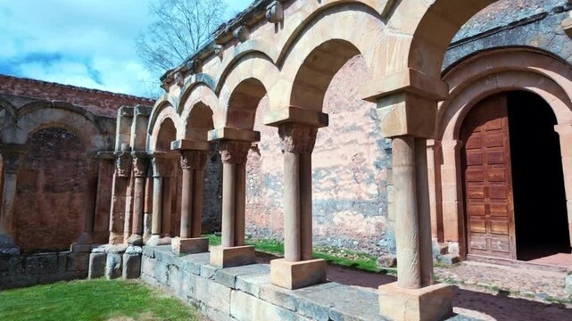 Romanesque cloister of San Juan de Duero Monastery