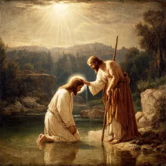 Baptism of Jesus in River Jordan – AI Generative © Dar1930