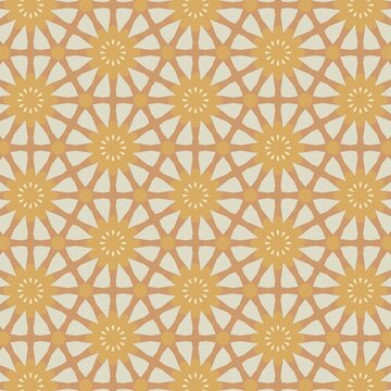 Vibrant Starburst Pattern with Radiating Shapes