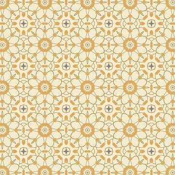 Elegant Geometric Pattern in Soft Earth Tones