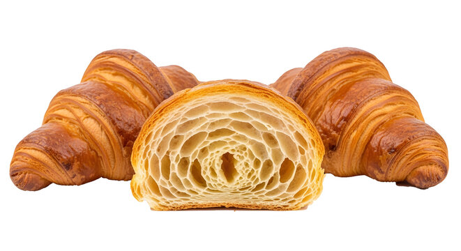 croissant trio with center cut pastry