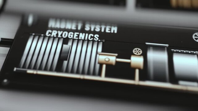 Magnet System Cryogenics Stage on a Fusion Reactor Dashboard