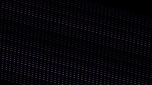 Abstract motion graphics featuring diagonal dotted lines flowing across a dark digital background