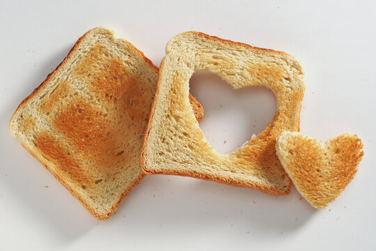Heart Shaped Hole In Toast