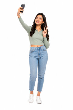young woman with a mobile phone