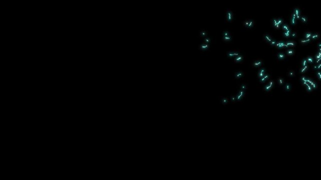 Twinkling cartoon sparkle stars animation with white flat vector doodles, glowing blinking glitter light rays and seamless green screen festive overlay loop