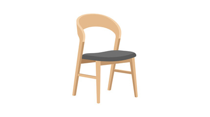 Modern Minimalist Scandinavian Style Dining Chair for Contemporary Home Interior Decor © Setya