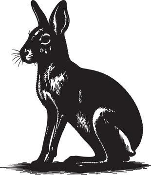 Greater Bilby Sitting Alert Pose
