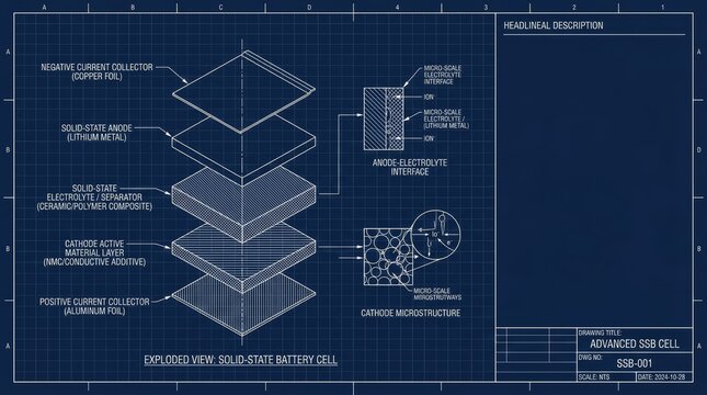 Solid-State Battery Cell Technical Blueprint