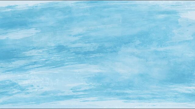 Calming Blue Watercolor Grunge Abstract Background