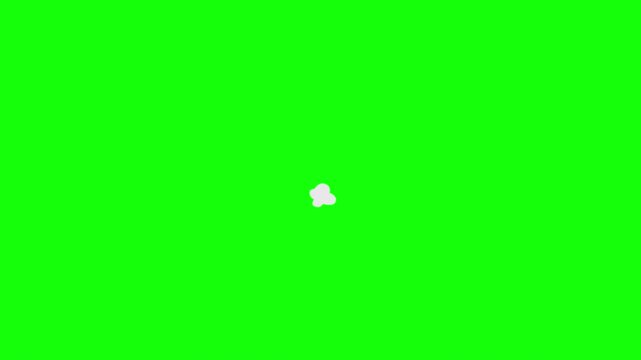 Smoke 2D Animation fx isolated