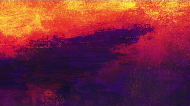 Vibrant Orange and Purple Grunge Abstract Background
