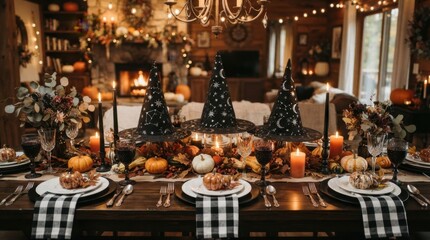 Fototapeta premium Halloween Dinner Table