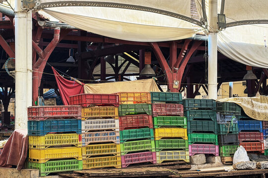 Le March&eacute; central de Tunis