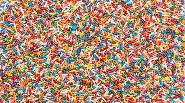 colorful sugar sprinkles