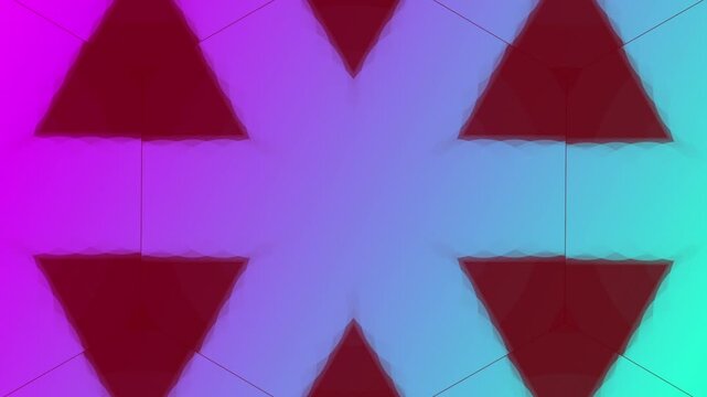Colorful soft snowflake pattern abstract motion background winter gradient