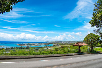 Fototapeta premium 沖縄県南城市奥武島の風景