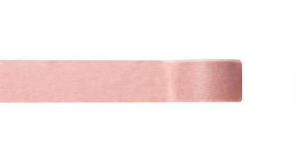 Obraz premium Pink masking tape roll isolated on transparent background