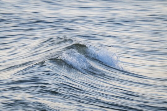 Breaking wave, long exposure, Houvig Beach, North Sea, Denmark