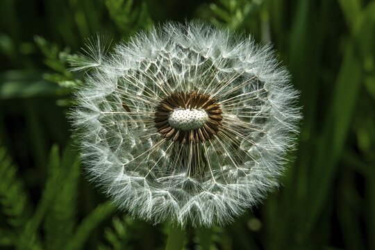 Common dandelion (Taraxacum officinale), dandelion, faded, seeds, Baden-W&uuml;rttemberg, Germany