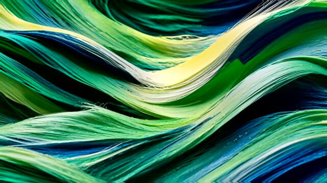 An abstract background featuring an oil paint brushstroke texture with a dynamic wave effect.