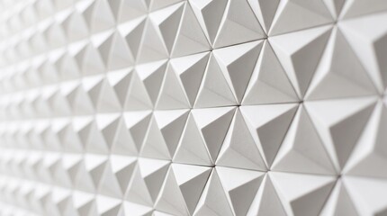 Fototapeta premium White faceted wall pattern closeup