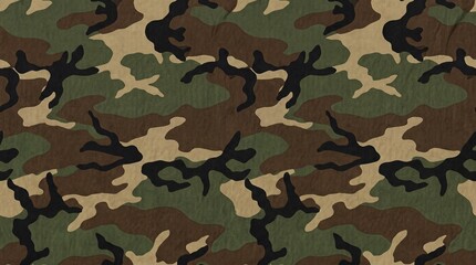 Fototapeta premium Classic Woodland Green Camouflage