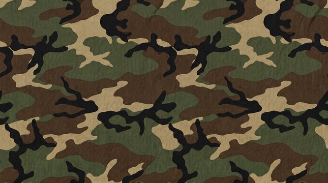 Classic Woodland Green Camouflage