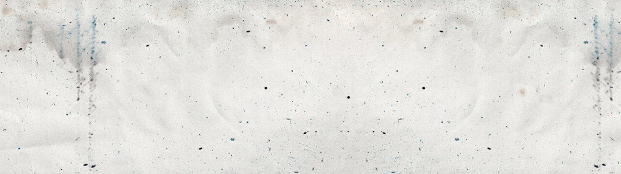 empty textured pattern background banner panorama design for craft projects - Abstract old aged vintage retro white handmade paper cardboard craft paper texture with recycled inclusions, fiber flecks