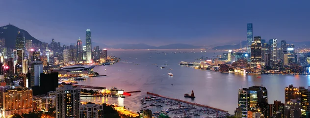 Hong Kong view point sunset on the Braemar Hill Peak © TTstudio