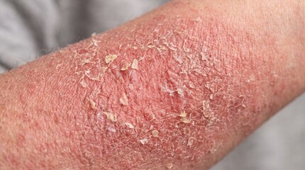Fototapeta premium Psoriasis on the Elbows