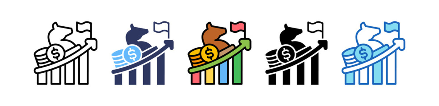 Competitive Strategy multiple icon