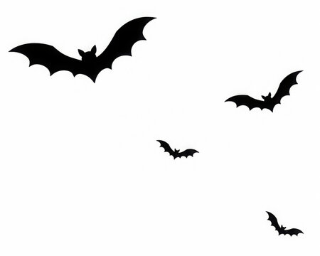 halloween bat and bats