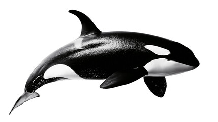 Orca whale killer whale, black and white marine mammal © Motruc