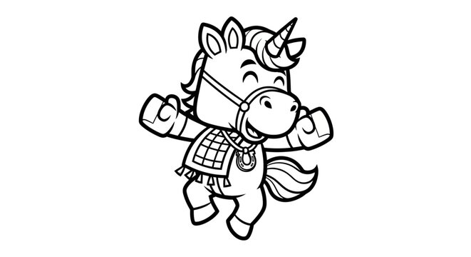 Angry cartoon character holding a smartphone tightly.