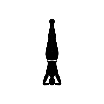 Tripod Headstand Icon