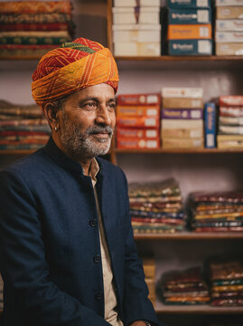 Marwari Shopkeeper Chopda Pujan New Account Ledger Diwali Business Tradition