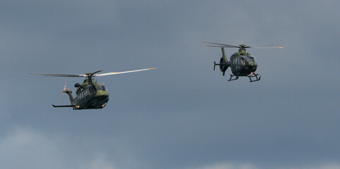 Fototapeta premium helicopter in flight