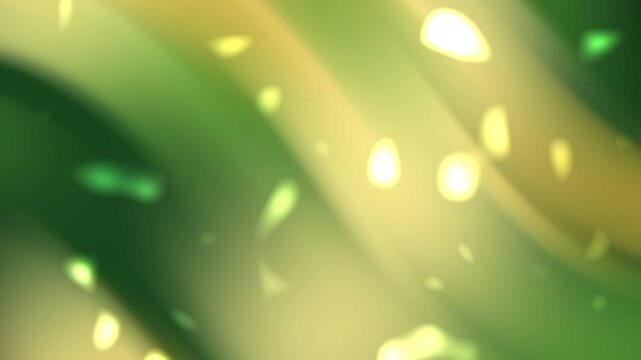 Abstract gold green gradient background colors, golden light streaks, and soft white shapes. Suitable for design projects and artistic concepts. 