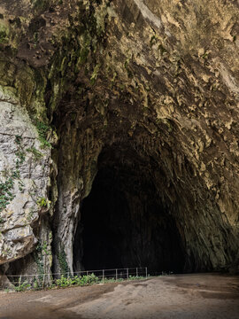 Massive Entrance to &Scaron;kocjan Caves in Slovenia