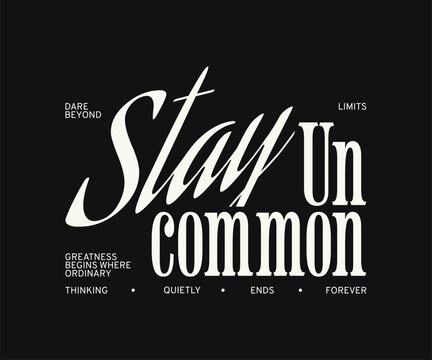 Urban Streetwear Typography Quote Vector, Minimal Aesthetic Lettering for T-Shirt, Clothing Brand and Poster Design
