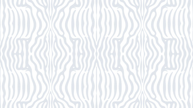 Light Gray Zebra Stripe Seamless Vector Pattern Background