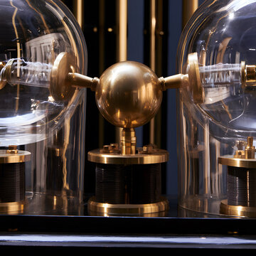 electric Coil Abstract Technology Display
