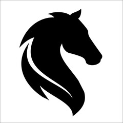horse silhouette vector
