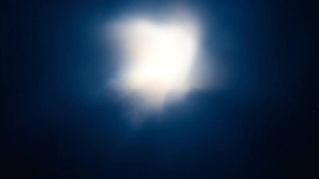 Dynamic sequence capturing a luminous celestial event across the night sky in a captivating motion series