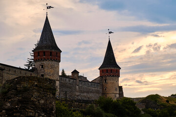 Kamianets-Podilskyi, Ukraine, june 23, 2026 medieval Kamianets-Podilskyi Castle fortress, perched on a cliffside. Perfect for travel, historical heritage, and European tourism themes. © Olena