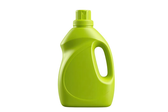 Lime green laundry detergent container